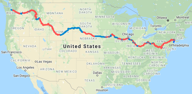 Cross country rail trail best sale
