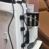 Nearly a liter of plasma is taken. That's 1/5 of the amount in your body. Which means, in total, I’ve sold enough blood to fill 4 people. Though far less than half a bath tub's worth.