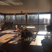 Red & Jane's screened in porch