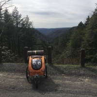 Blackwater Falls State Park! Spy the new sleeping pad Don gave me?