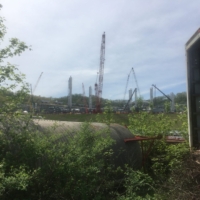 The oil rig along the NBRT