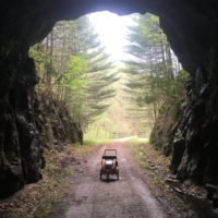 My favorite tunnel along the NBRT :) Carved straight out of the stone