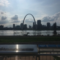 The famed Gateway to the West, marking the end of Illinois and the start of something new.