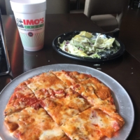 Imo's Pizza! I tell myself I ought to try classic restaurant chains while passing through towns when, really, I just want an excuse to splurge on some hot food.