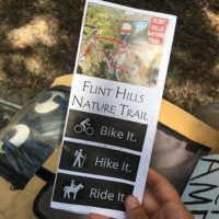 Reaching the Flint Hills Trail is a nice birthday present to myself