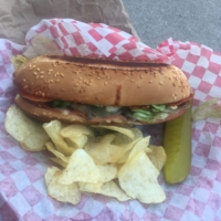 A patron at Buzzard's Pizza paid for my meal!