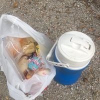 A couple in Allen, KS, handed me this bag of goodies