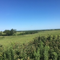 The most beautiful view along the Flint Hills Trail