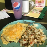 Patrons at The Pinup Cafe paid for my meal!