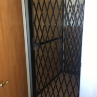 Never seen an elevator with a regular door before!