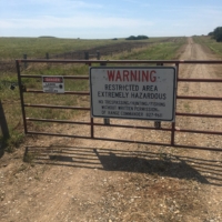 Uh oh .... Google didn't mention anything about a military bombing range. Gotta reroute.