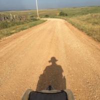 Oh my god, I thought Kansas was FLAT. First I had to go through the Flint Hills, now the Smokey Hills, which are downright tortuous on these back roads. Up and down and up and down and AAAAHHH