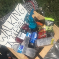 A friendly stranger stopped to give me all these goodies on my way out of Oakley, Kansas