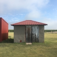 Rattlesnake shed. The graveyard outside Wallace, Kansas, is one of my favorite places I've ever slept.