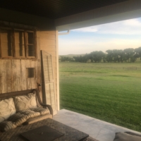 I got hooked up with a wonderful family in Weskan, Kansas, who have previously hosted another 18-year old walking cross-country. They graciously allowed me to stay three nights at their home This is the view from their back porch.