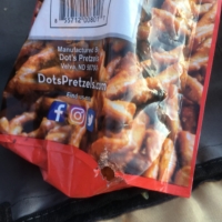 I was wondering why pretzel crumbs were getting everywhere ..... that mouse I heard in Faith last night left evidence of its visit after all