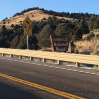 Entering Humboldt National Forest