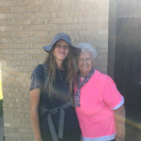 A trail angel who graciously paid for my dinner last night put me in touch with her mother, who allowed me to spend the night in her guestroom in Oakley, Kansas!
