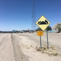 Been a rough week with a lot of uphill climbing, headwinds, and flat tires. Relentless glass on the shoulder of HWY 60, I've never seen a road so littered with beer bottles. Crawled under a barbed wire fence to reach public lands tonight.