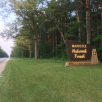 In Ludington, I abandon my most faithful friend-the sidewalk-and brave the busy road right as two other cyclists shoot by me. Travelling in a makeshift pack-even if I'm the third wheel they never asked for-is a confidence booster.