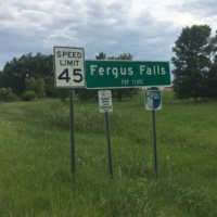 Fergus Falls! Home of Otto the 40 foot long otter.