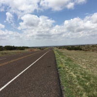 Slowly moseying along. About halfway across Texas, hoping to be out by next Wednesday. Not much to report since I haven’t been murdered or run over or anything exciting like that.
