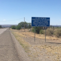 "US 380 ... subject to closure due to missle firing"