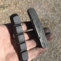 Old vs new brake pads