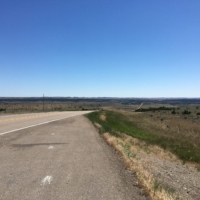 A 76 mile day from Winnett to Jordan.