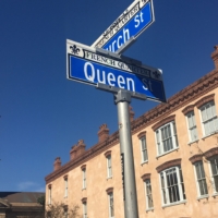 The French Quarter of Charleston. The most perfectly thrilling city to cycle through. Not oh-god-I'm-going-to-die levels of intensity, nor snore-worthy. Heart-racing without feeling life threatening.
