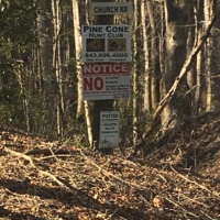 A public paved road Google Maps led me down quickly turned to gravel, then thick, soul-syphoning mud, then backcountry dirt without any clear indication of it being private ... until I exited through a gate and saw the signs on the other side