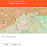 The tornado touched down 12 miles northwest of me, killing five.