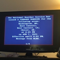 Got another torando warning tonight, negligible threat but I’m still glad I’m in a motel room this time and not my tent with the thunderstorm outside.