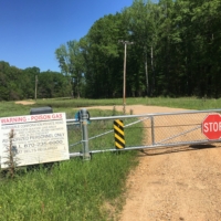 . . . than this one. Which was, thankfully, on the way out. With a gate that only covered the road. ;-)