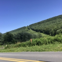 This is the ridge we just crossed over.