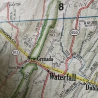 Sometimes the mountains constrict travel to certain highways. I'll have to hop onto HWY 655 from Waterfall through New Grenada. I hope to stays in the green tonight; public lands. I'm curious as to what "Gracey Trail" is. I hope its a viable route off the highway to a camping spot.