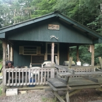 This is the hunting cabin at the edge of my host's property that I am staying in!